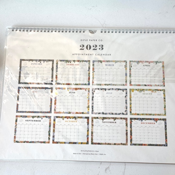 Rifle Paper Co. | Office | Nwt Rifle Paper Company 223 Calendar | Poshmark